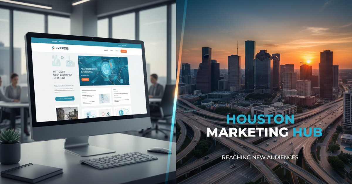 Web design and marketing comparison Cypress vs Houston 2026
